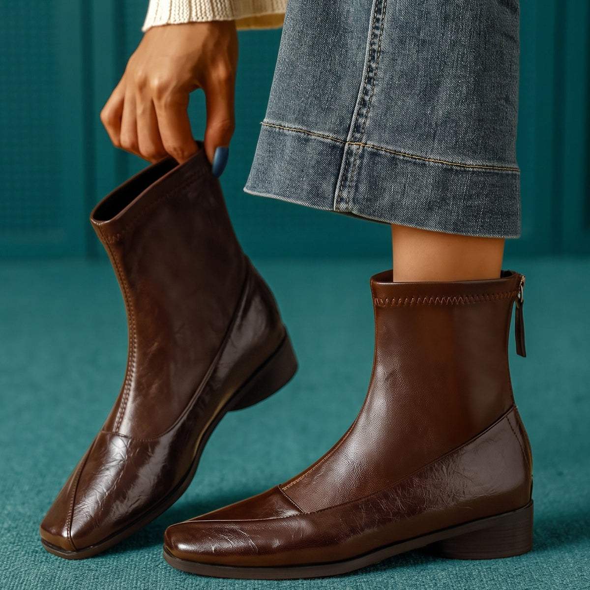 Belle | Vintage Leather Boots