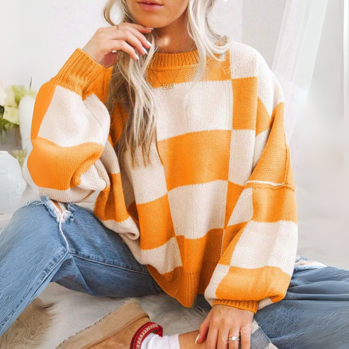 PINEDA™ - Casual Long Sleeve Loose-Fit Sweater