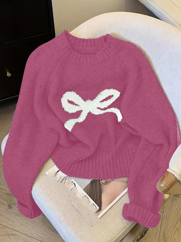 CORA™ - Elegant Bow Knit Sweater for Autumn & Winter Autumn