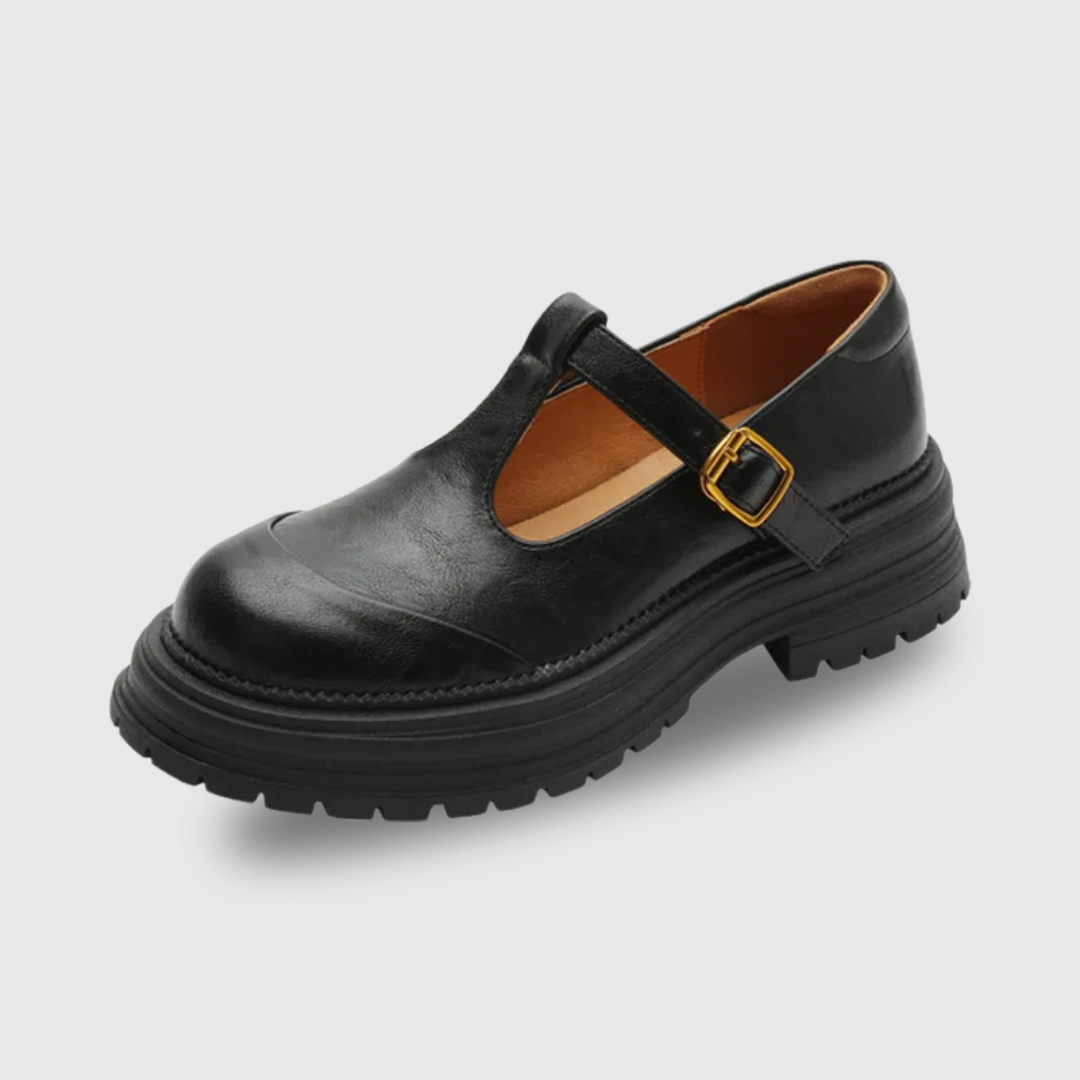 Betty | Leather Orthopedic T-Bar Mary Janes