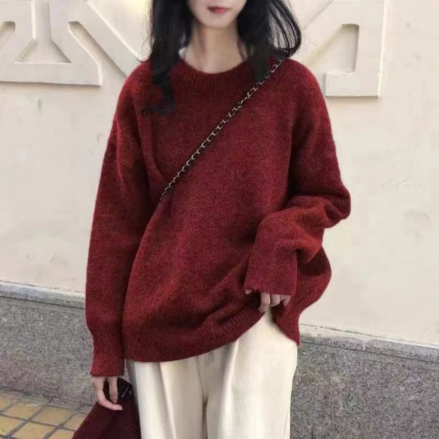 MIOLA™ - Casual Long Sleeve Round Neck Sweater
