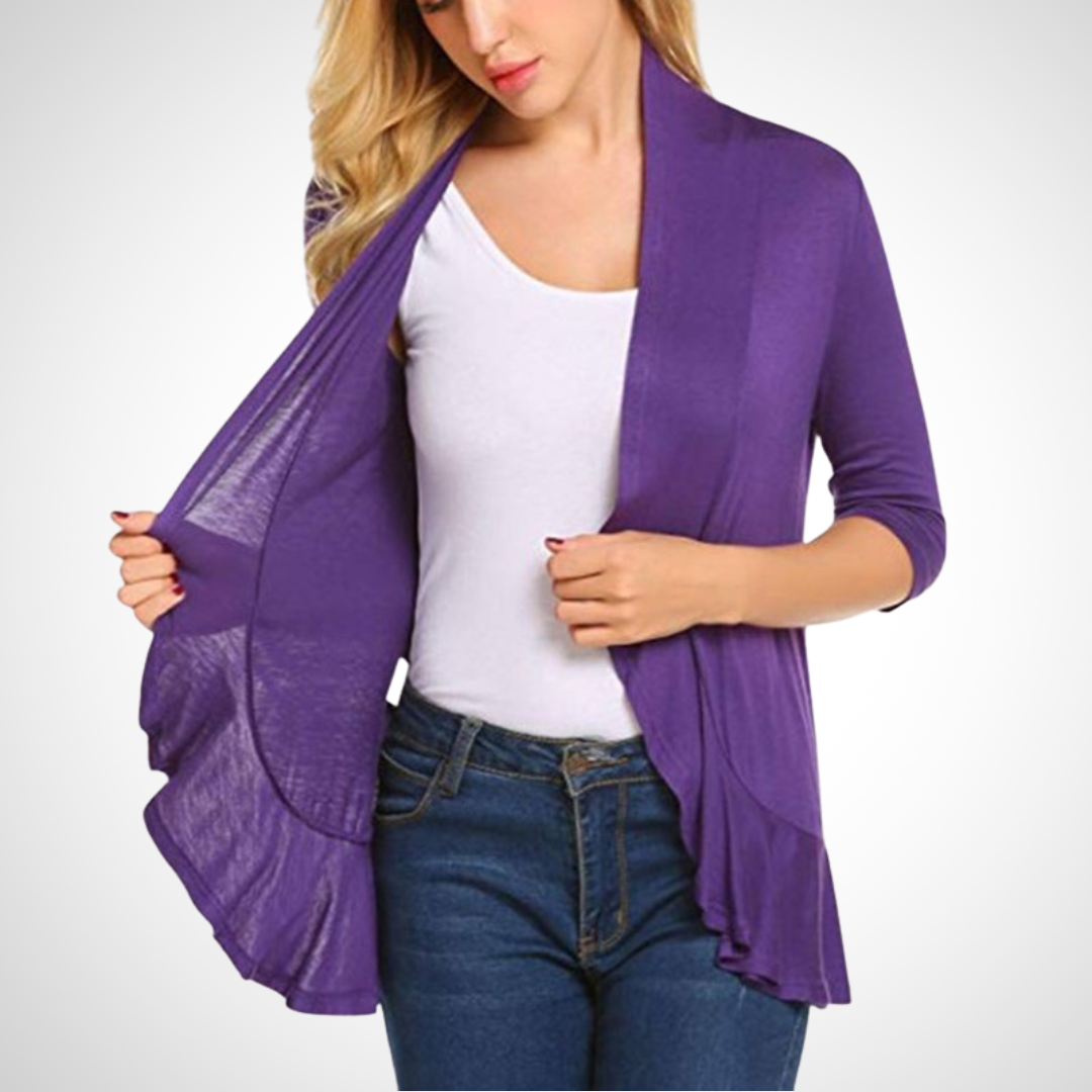 MIRIKIT™ – Casual Summer Open Front Cover-Up Cardigan