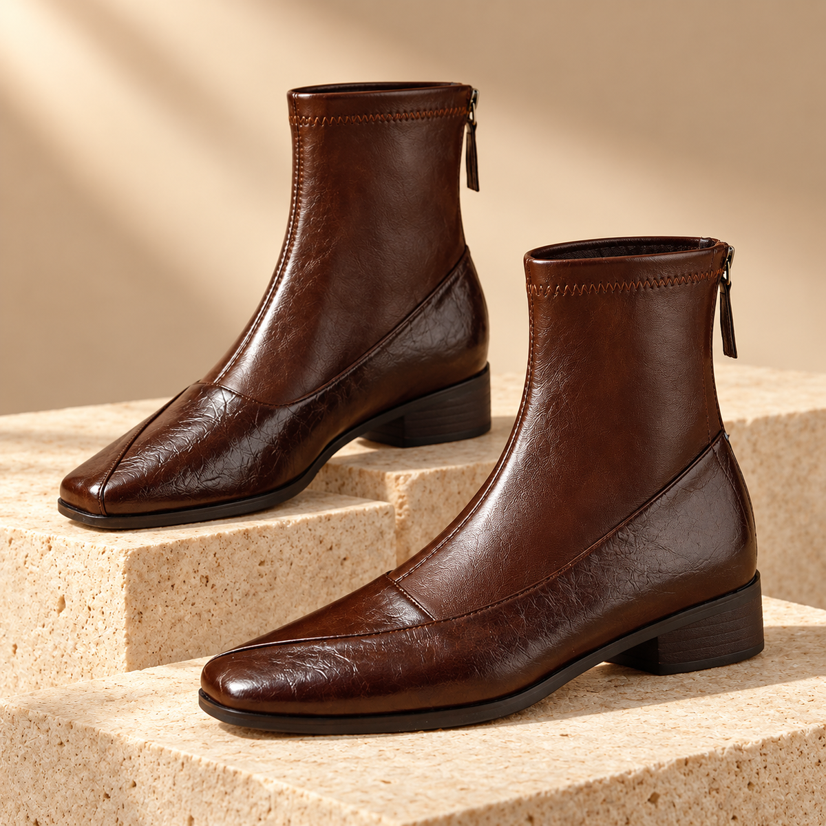 Belle | Vintage Leather Boots