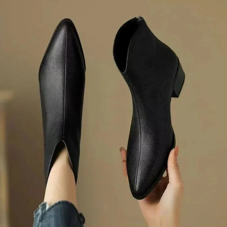 Adeline | Leather Orthopedic Ankle Boots