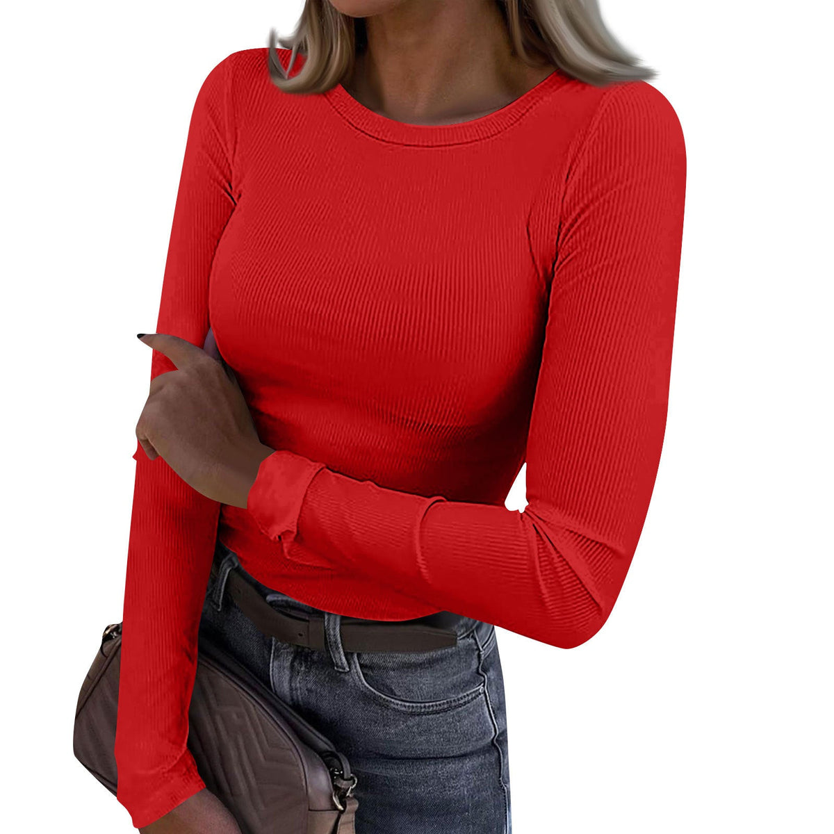 RESLEY™ - Casual Summer Crewneck Rib Fit Top