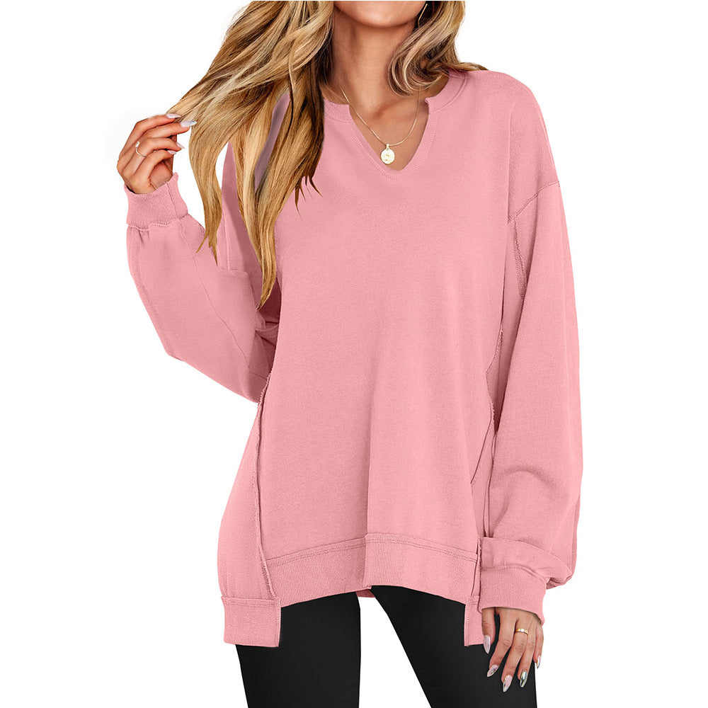FORTUNATA™ – Casual Lightweight Oversized Long-Sleeve Top