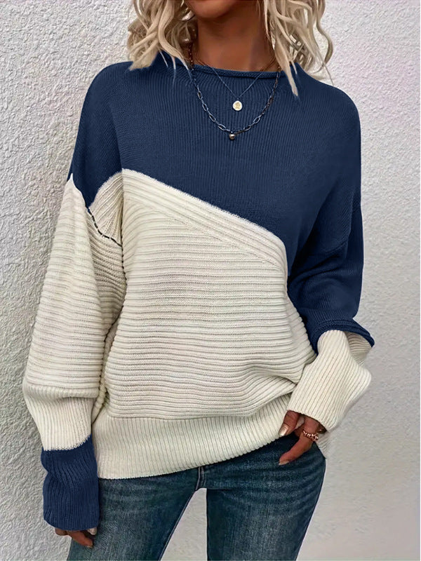 KARA™ - Casual Long Sleeve Round Neck Sweater