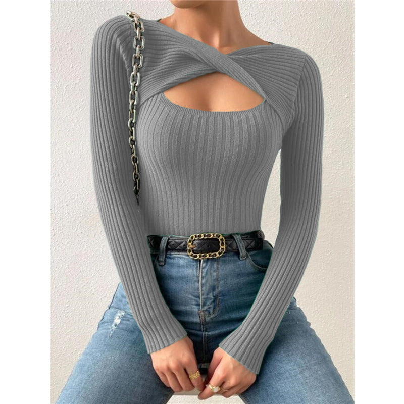 QAMRA™ - Classy Long Sleeve Pullover Crew Neck Sweater