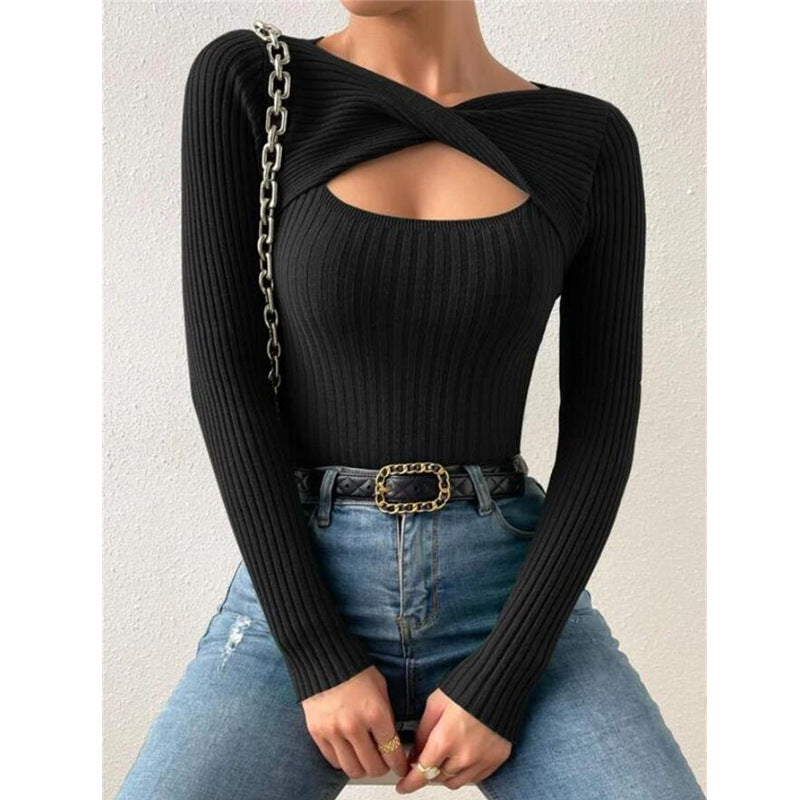 QAMRA™ - Classy Long Sleeve Pullover Crew Neck Sweater