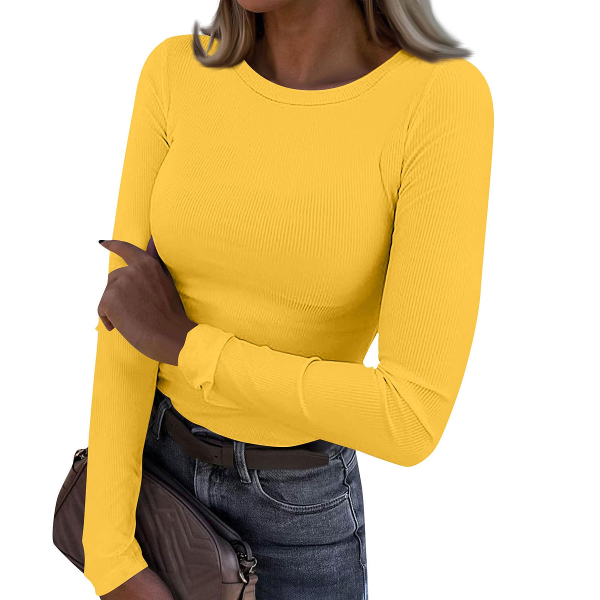 RESLEY™ - Casual Summer Crewneck Rib Fit Top