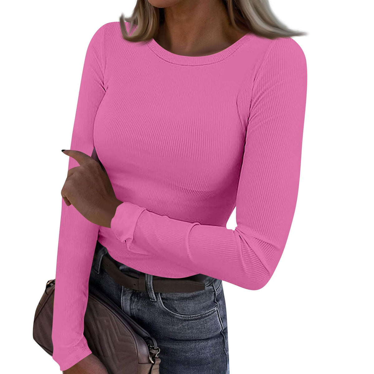 RESLEY™ - Casual Summer Crewneck Rib Fit Top
