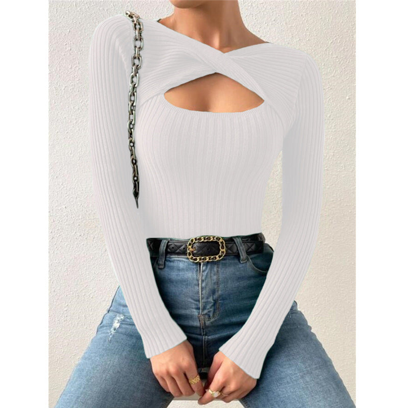 QAMRA™ - Classy Long Sleeve Pullover Crew Neck Sweater