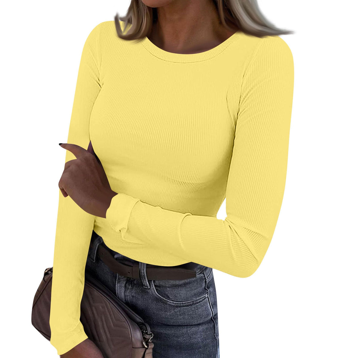 RESLEY™ - Casual Summer Crewneck Rib Fit Top