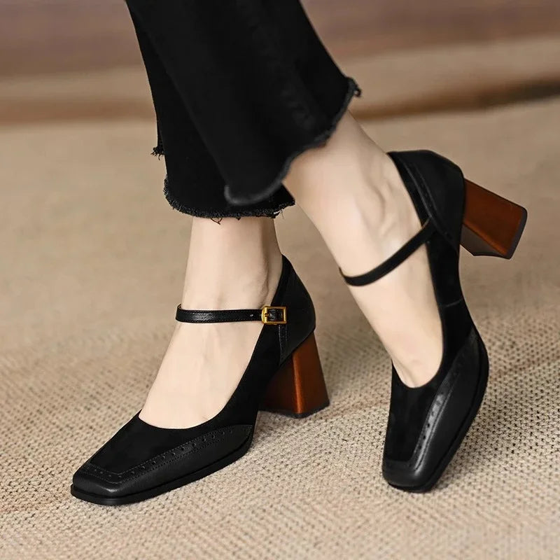Trish Leather Heels