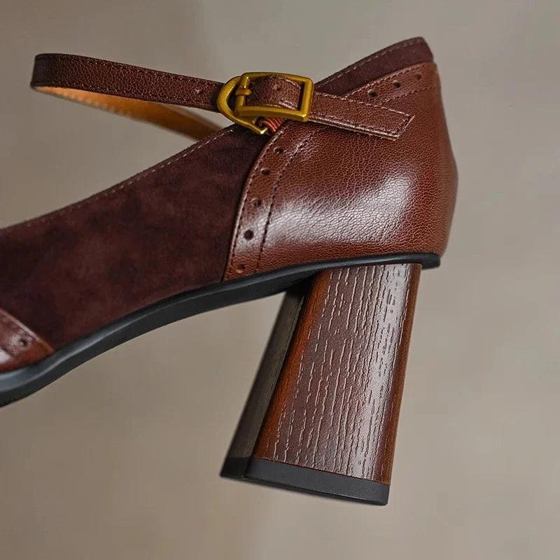 Trish Leather Heels