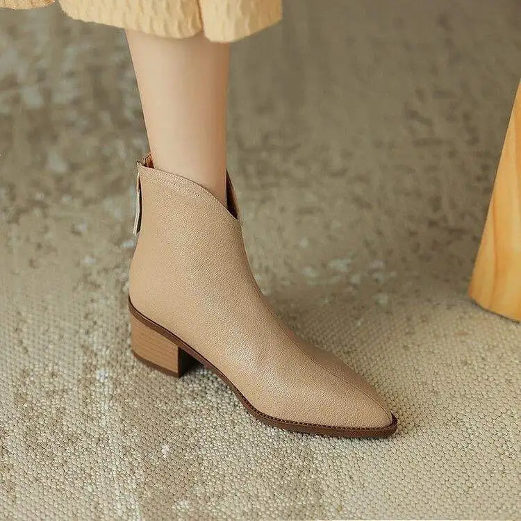 Adeline | Leather Orthopedic Ankle Boots