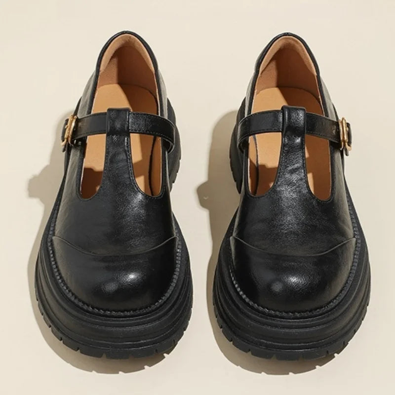 Betty | Leather Orthopedic T-Bar Mary Janes