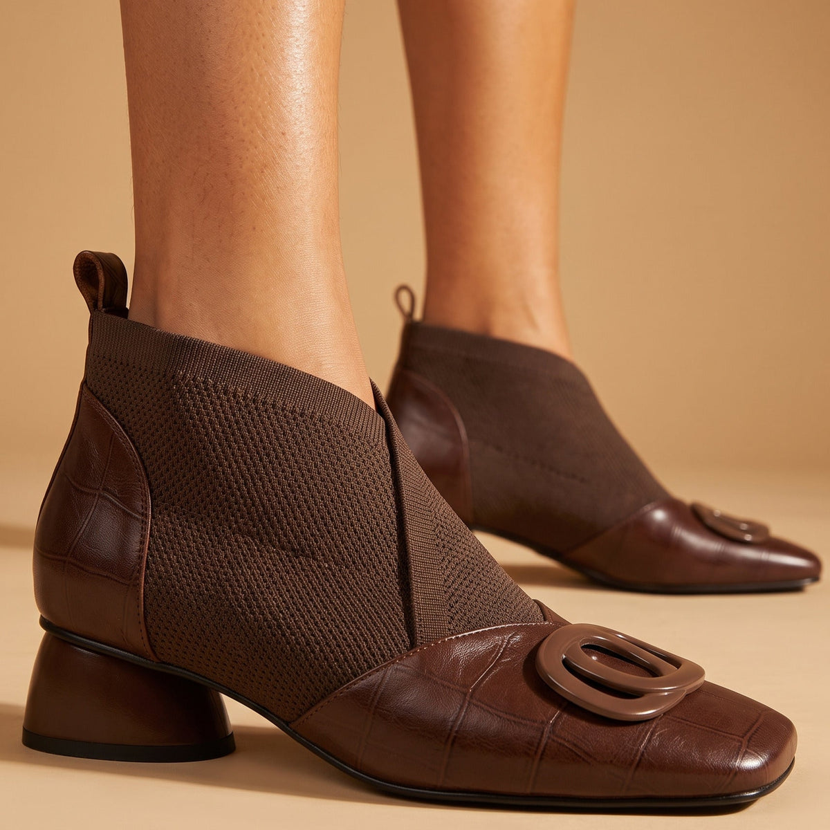 Clara | Sculpted Leather Boots