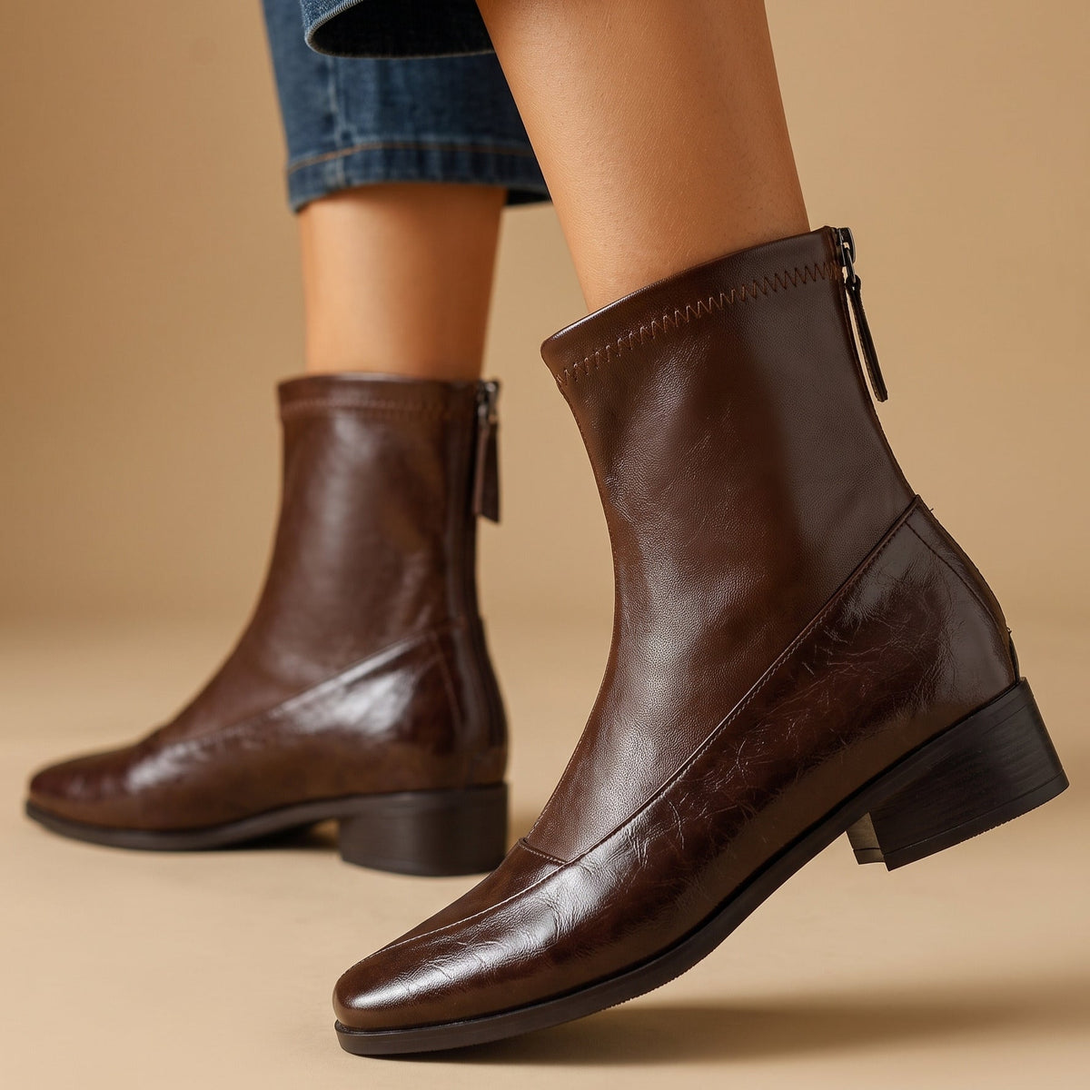 Belle | Vintage Leather Boots