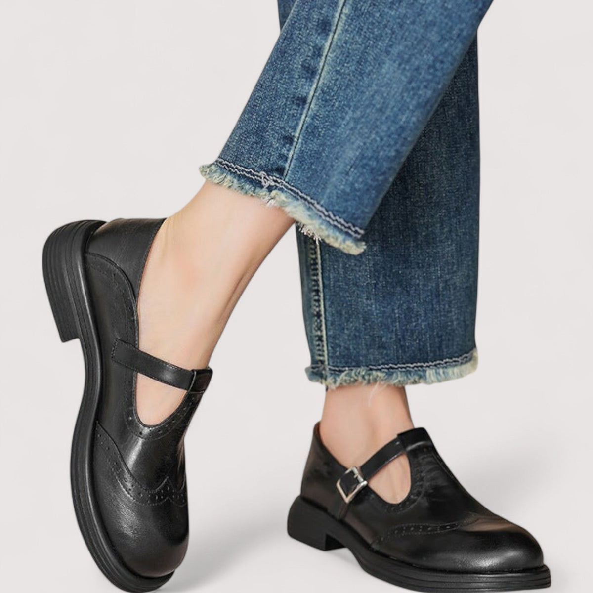 Valerie | Leather Orthopedic Mary Janes