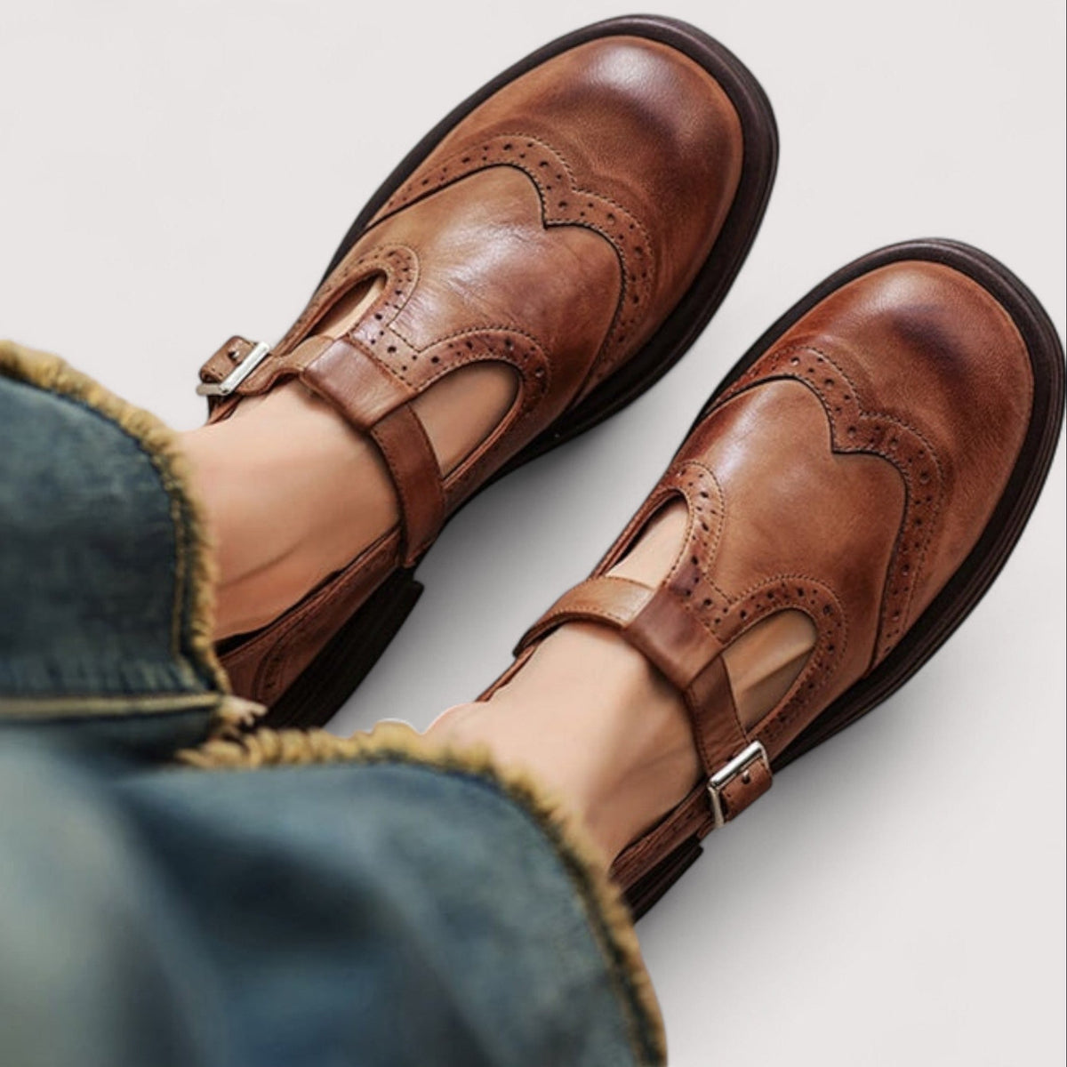 Valerie | Leather Orthopedic Mary Janes