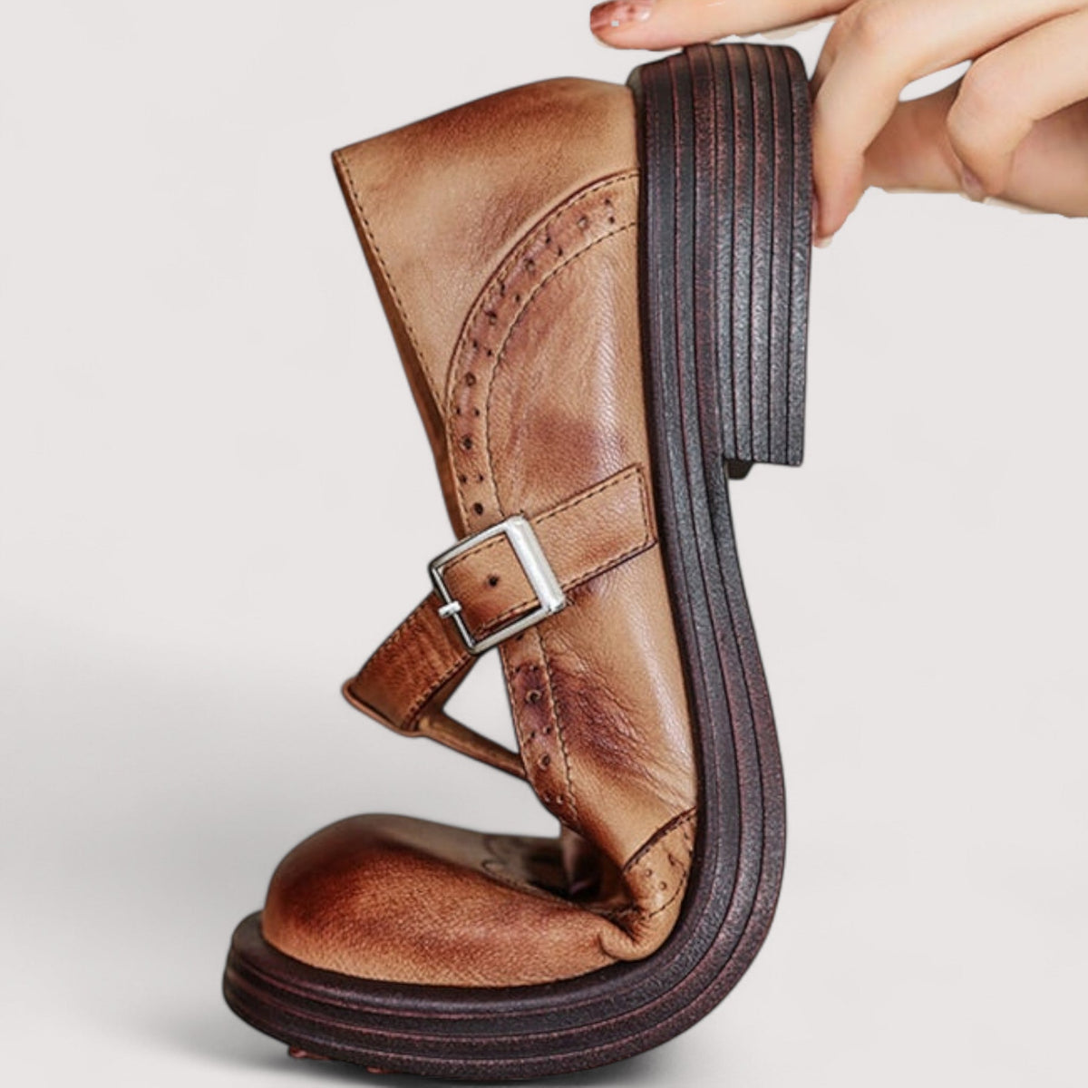 Valerie | Leather Orthopedic Mary Janes