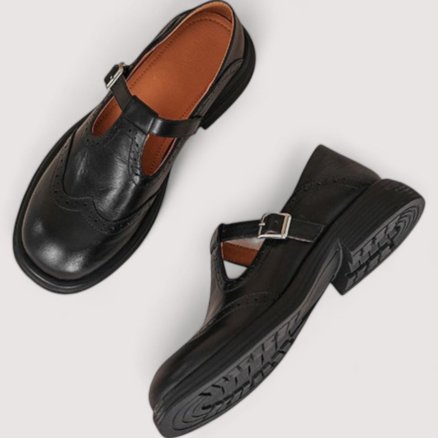 Valerie | Leather Orthopedic Mary Janes