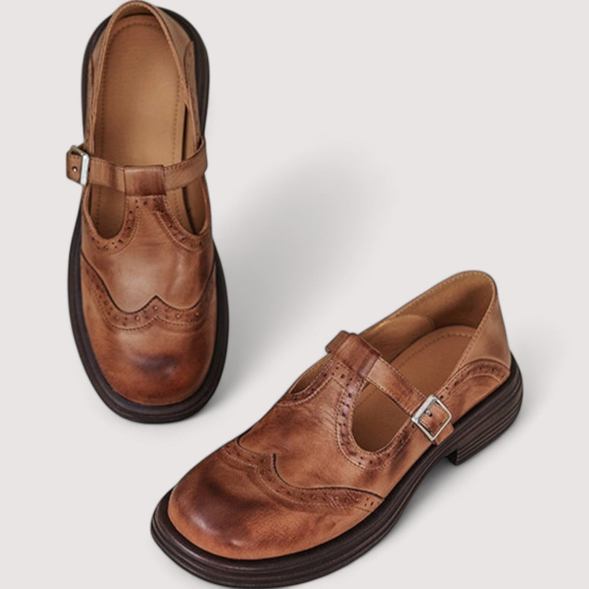 Valerie | Leather Orthopedic Mary Janes