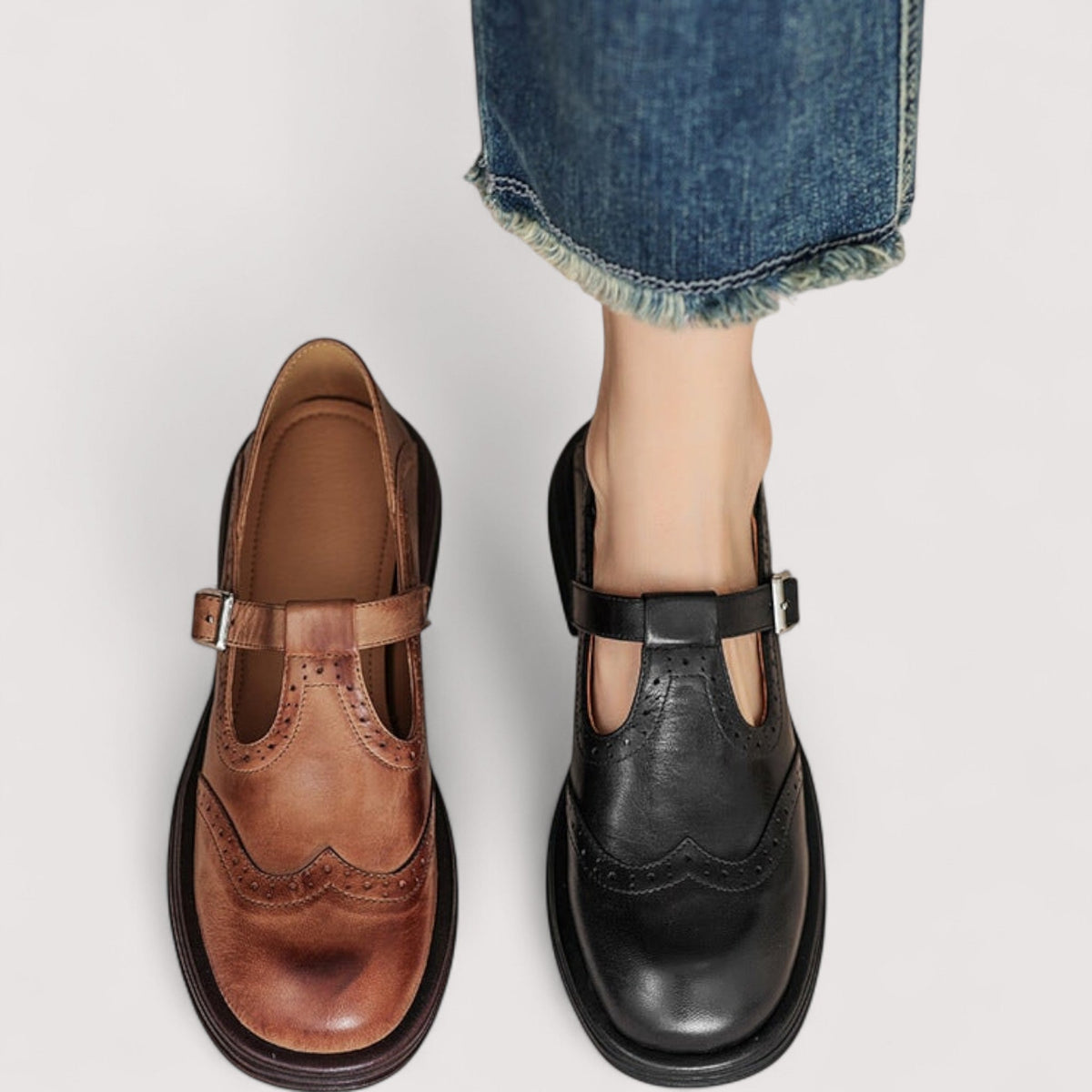 Valerie | Leather Orthopedic Mary Janes