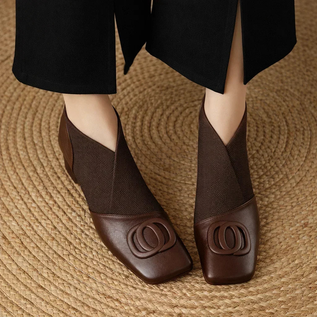 Olivia Orthopedic Leather Boots
