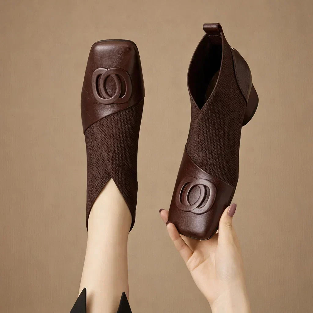 Olivia Orthopedic Leather Boots