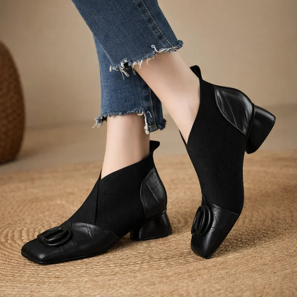 Olivia Orthopedic Leather Boots