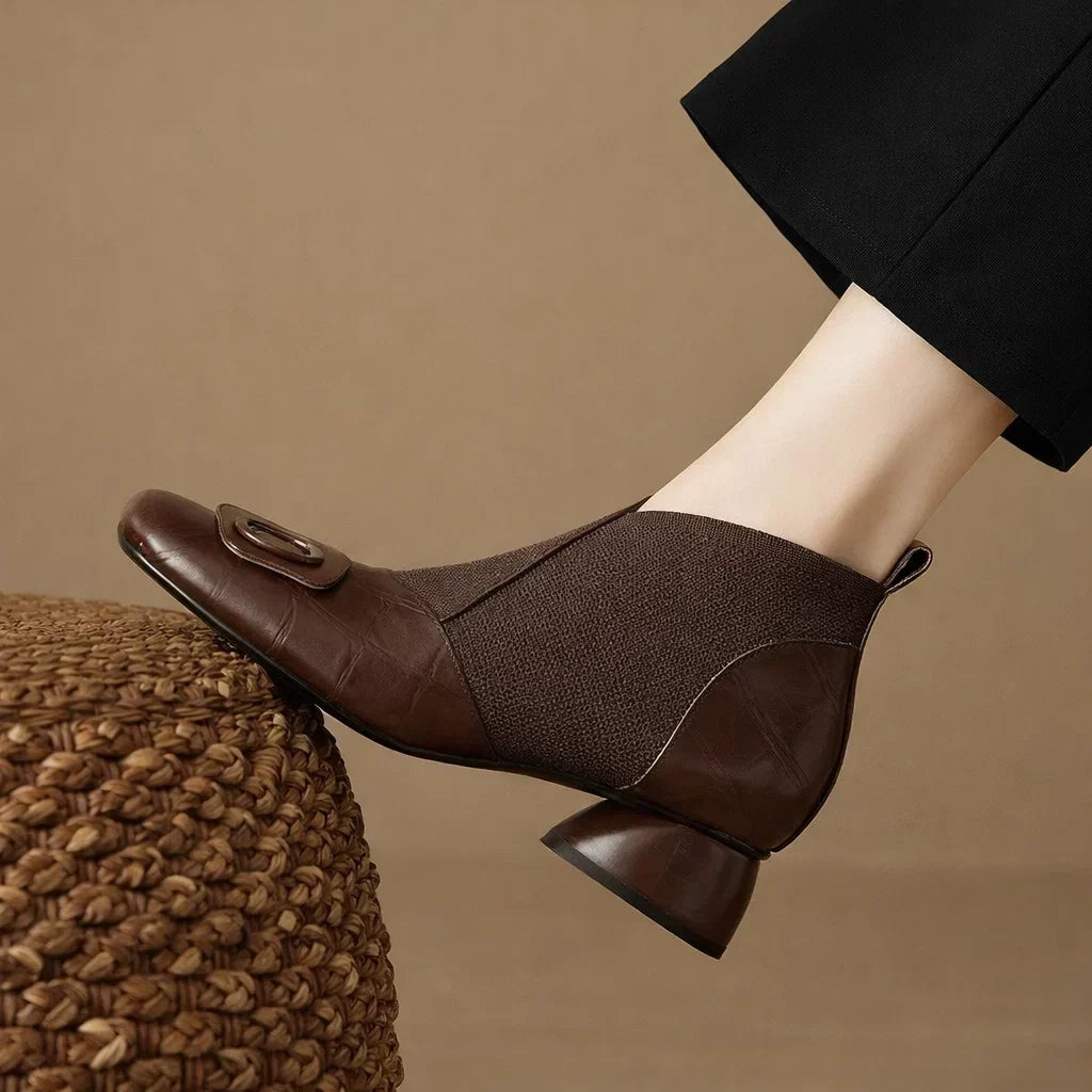 Olivia Orthopedic Leather Boots