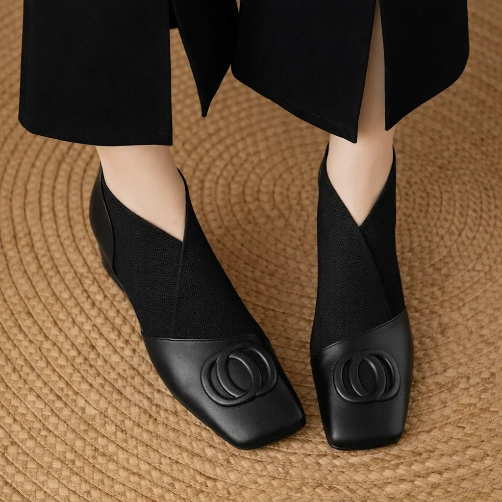 Olivia Orthopedic Leather Boots